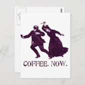 KAFFEE. NUN. POSTKARTE (Vorne/Hinten)
