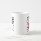 Kaffee oder Donuts Kaffeetasse (Mittel)