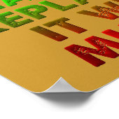 Kaffee oder Mord Witziges Plakatzeichen Poster (Ecke)