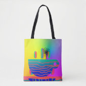 Kaffee oder Tee? Dekorativ  Tasche (Vorderseite)