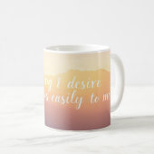 Kaffee oder Tee mit Sinn Kaffeetasse (VorderseiteRechts)