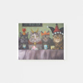 Kaffee oder Tee Post-it Klebezettel (Vorderseite)