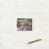 Kaffee oder Tee Post-it Klebezettel (Auf Schreibtisch)