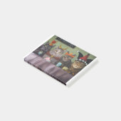 Kaffee oder Tee Post-it Klebezettel (angewinkelt)