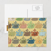 KAFFEE ODER TEE POSTKARTE (Vorne/Hinten)