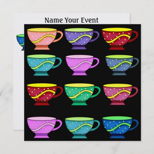 Kaffee oder Tee ? - SRF Einladung (Vorne/Hinten)