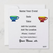 Kaffee oder Tee ? - SRF Einladung (Rückseite)