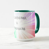 KAFFEE ODER TEE-TASSE "GRANDMA". TASSE (VorderseiteRechts)