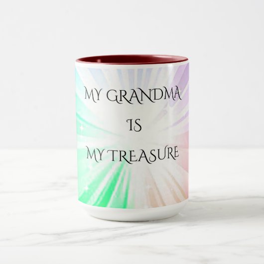KAFFEE ODER TEE-TASSE "GRANDMA". TASSE (Zentrum)