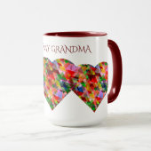 KAFFEE ODER TEE-TASSE "GRANDMA". TASSE (VorderseiteRechts)