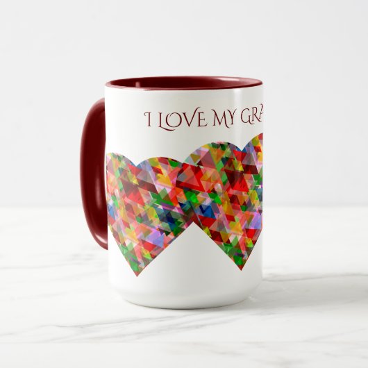 KAFFEE ODER TEE-TASSE "GRANDMA". TASSE (Vorderseite Links)