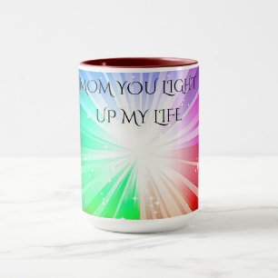 KAFFEE ODER TEE-TASSE "MAMA, DU LEUCHST MEIN LEBEN TASSE