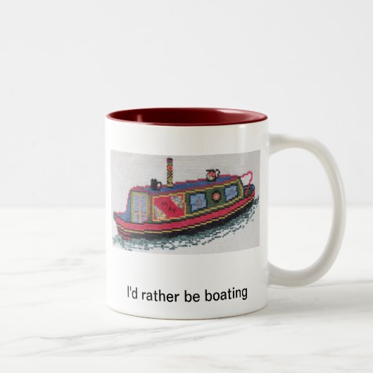 Kaffee- oder Tee-Tasse mit einzigartigem Zweifarbige Tasse (Rechts)