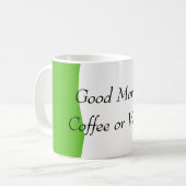 Kaffee oder Wodka Kaffeetasse (Vorderseite Links)