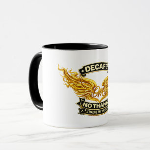 Kaffee ohne Koffein Nein Danke Tasse   Lustiges An