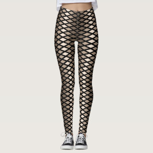 Kaffee Ombre Diamond Leggings
