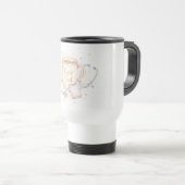 Kaffee, OP-Kleidung & Freundlichkeit Reisebecher (VorderseiteRechts)