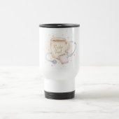 Kaffee, OP-Kleidung & Freundlichkeit Reisebecher (Mittel)