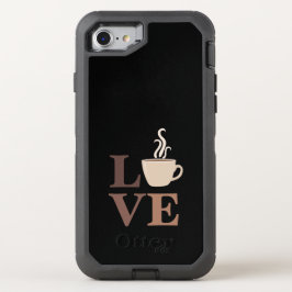 Kaffee OtterBox Defender iPhone 8/7 Hülle