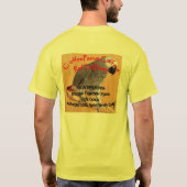 Kaffee-Papageien-äthiopisches T-Shirt (Rückseite)