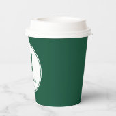 Kaffee-Papierkästen für den Kunden Pappbecher (Rückseite)