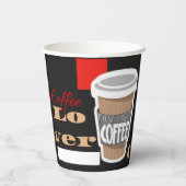 Kaffee Pappbecher (Rückseite)