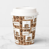 Kaffee Pappbecher (Rückseite)