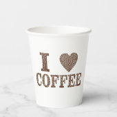 Kaffee Pappbecher (Rückseite)