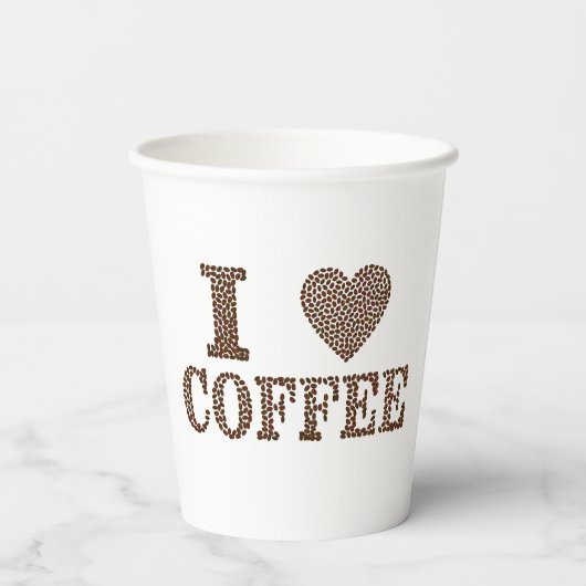 Kaffee Pappbecher (Rückseite)
