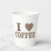 Kaffee Pappbecher (Vorderseite)
