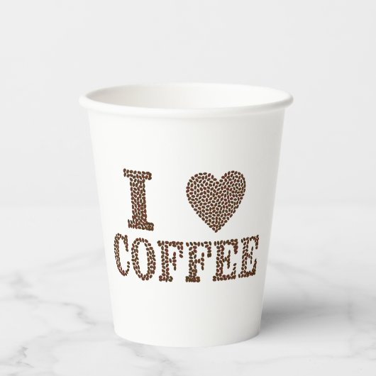 Kaffee Pappbecher (Vorderseite)