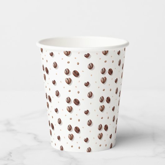 Kaffee Pappbecher (Rückseite)