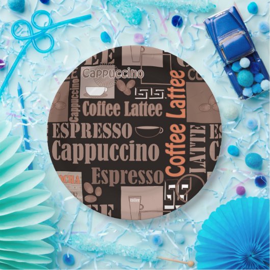 Kaffee Pappteller (Party)