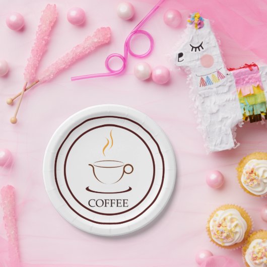 Kaffee Pappteller (Party)