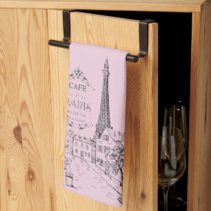 Kaffee Paris Küchenhandtuch Geschirrtuch