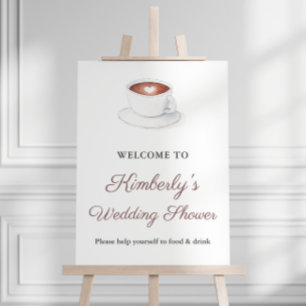 Kaffee Perfekter Blend Polterabend Begrüßungszeich Poster