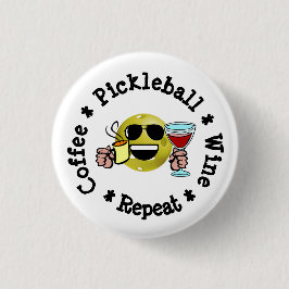 Kaffee, Pickleball, Wein, Pickleball Addict wieder Button
