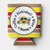 Kaffee, Pickleball, Wein, Pickleball Addict wieder Dosenkühler (Vorderseite)