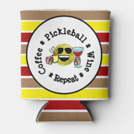 Kaffee, Pickleball, Wein, Pickleball Addict wieder Dosenkühler