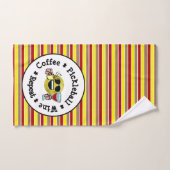 Kaffee, Pickleball, Wein, Pickleball Addict wieder Handtuch (Handtuch)