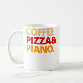 Kaffee Pizza Und Klavier Kaffeetasse