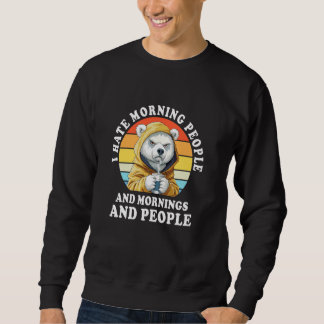 Kaffee-Polar-Bär Sweatshirt