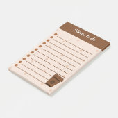 Kaffee Post-it Klebezettel (angewinkelt)