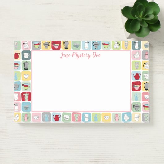 Kaffee Post-it Klebezettel (Büro)