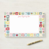 Kaffee Post-it Klebezettel (Auf Schreibtisch)