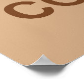 Kaffee Poster (Ecke)