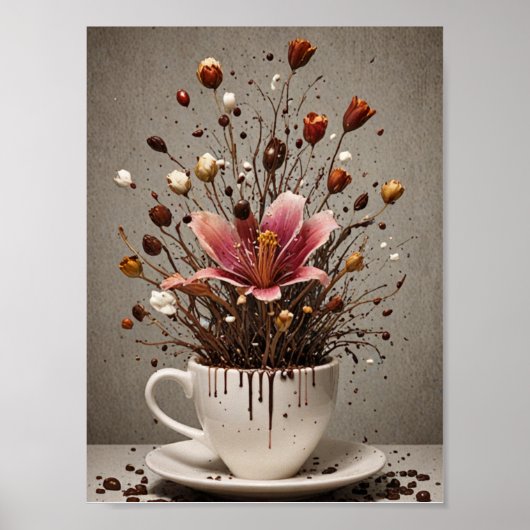 Kaffee Poster (Vorne)