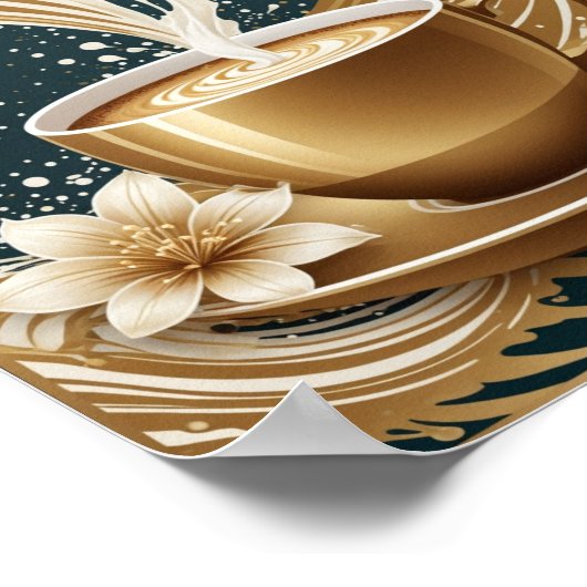 Kaffee Poster (Ecke)