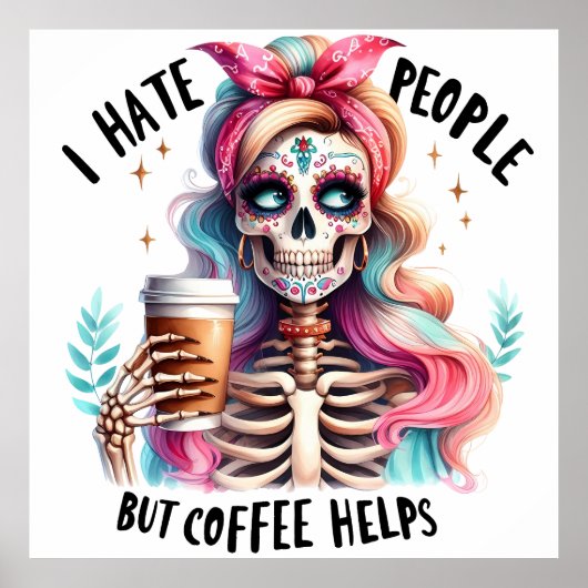 Kaffee Poster (Vorne)