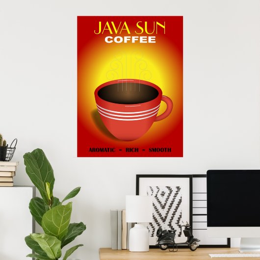 Kaffee Poster (Heimbüro)